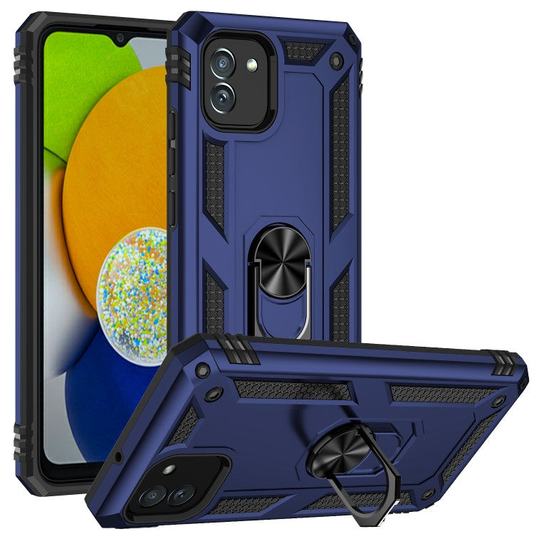 For Samsung Galaxy A03 164mm Version Shockproof TPU + PC Phone Case