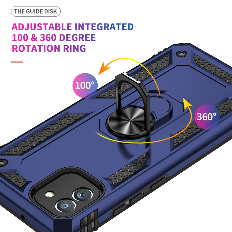 For Samsung Galaxy A03 164mm Version Shockproof TPU + PC Phone Case
