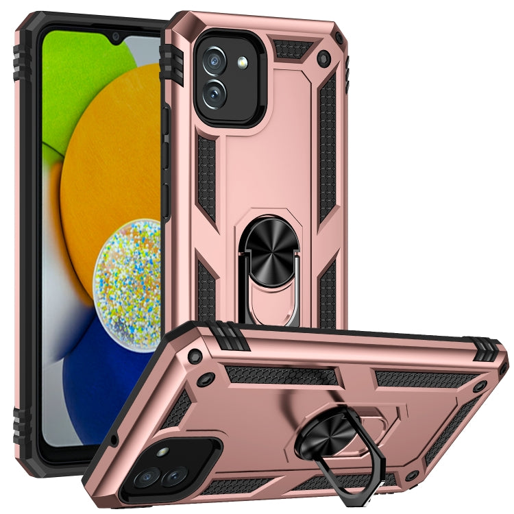 For Samsung Galaxy A03 164mm Version Shockproof TPU + PC Phone Case