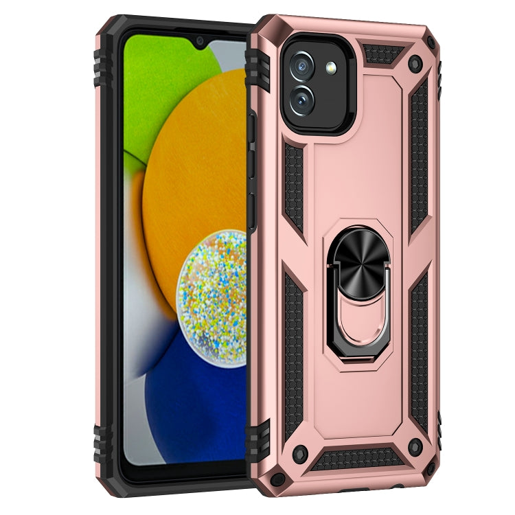 For Samsung Galaxy A03 164mm Version Shockproof TPU + PC Phone Case