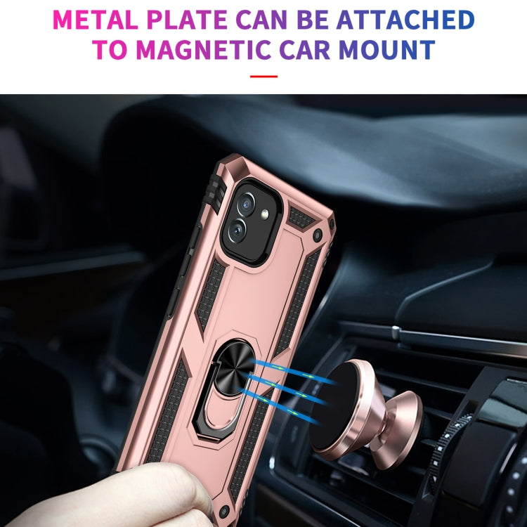 For Samsung Galaxy A03 164mm Version Shockproof TPU + PC Phone Case