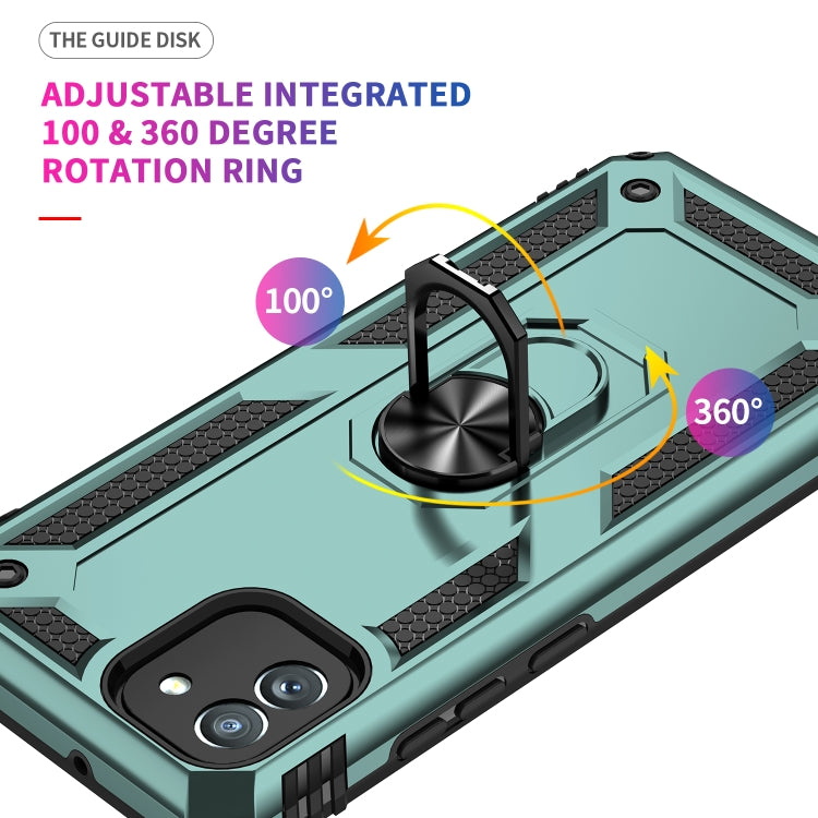 For Samsung Galaxy A03 164mm Version Shockproof TPU + PC Phone Case