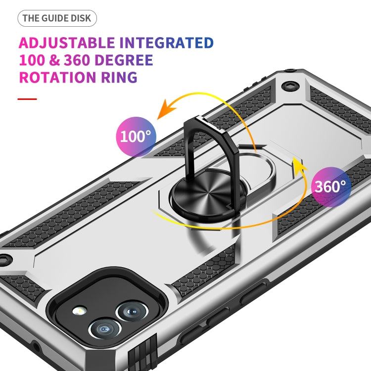For Samsung Galaxy A03 164mm Version Shockproof TPU + PC Phone Case