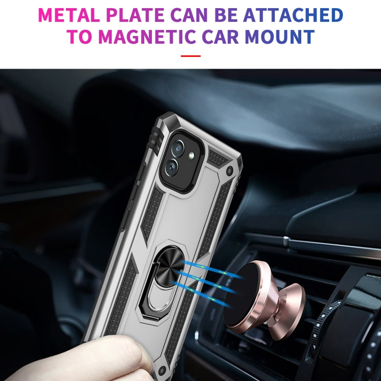 For Samsung Galaxy A03 164mm Version Shockproof TPU + PC Phone Case