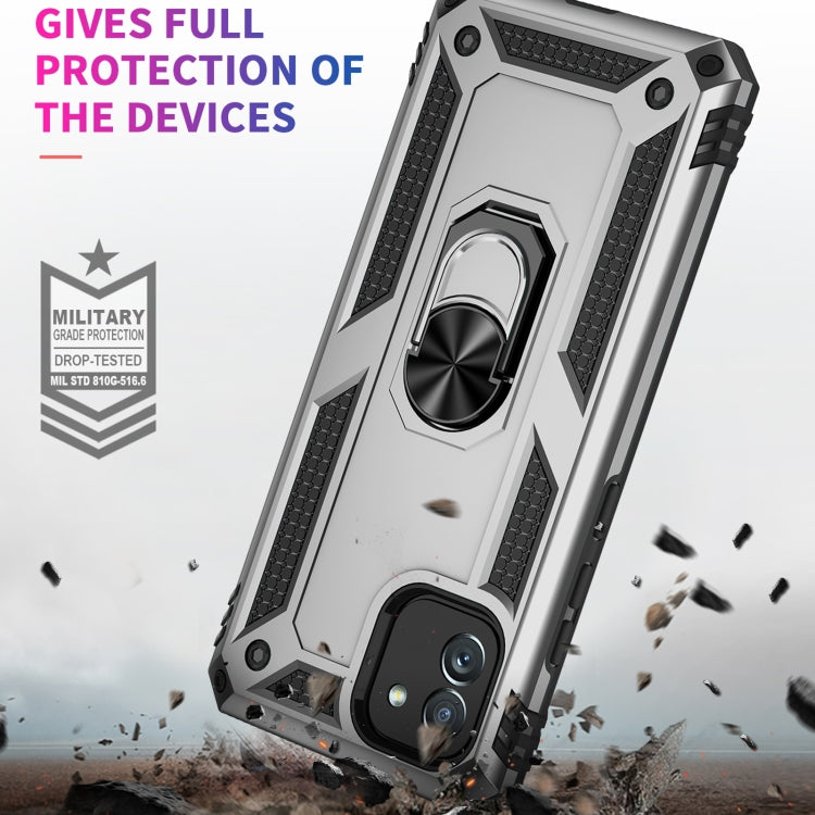 For Samsung Galaxy A03 164mm Version Shockproof TPU + PC Phone Case