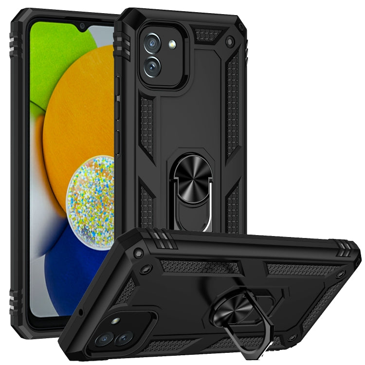 For Samsung Galaxy A03 166mm Version Shockproof TPU + PC Phone Case
