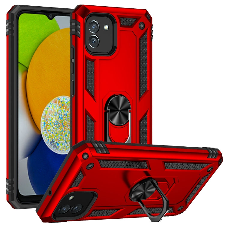 For Samsung Galaxy A03 166mm Version Shockproof TPU + PC Phone Case