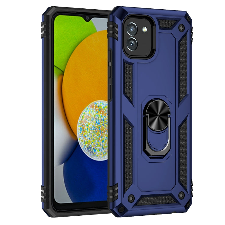 For Samsung Galaxy A03 166mm Version Shockproof TPU + PC Phone Case