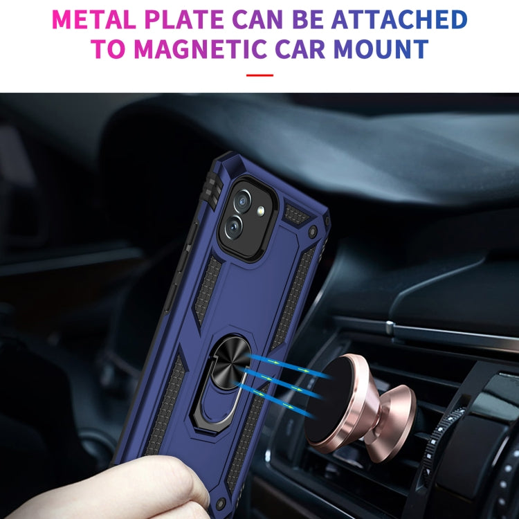 For Samsung Galaxy A03 166mm Version Shockproof TPU + PC Phone Case