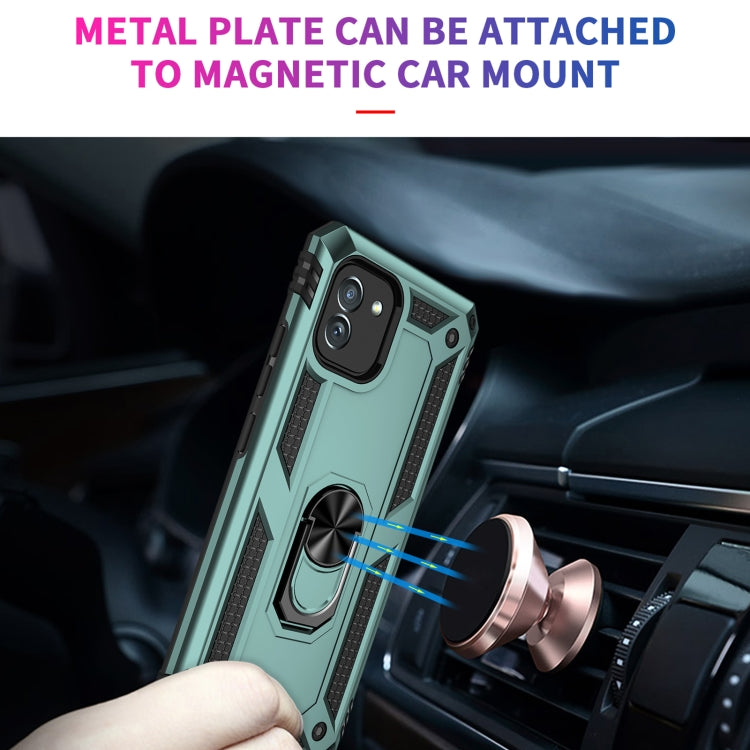 For Samsung Galaxy A03 166mm Version Shockproof TPU + PC Phone Case
