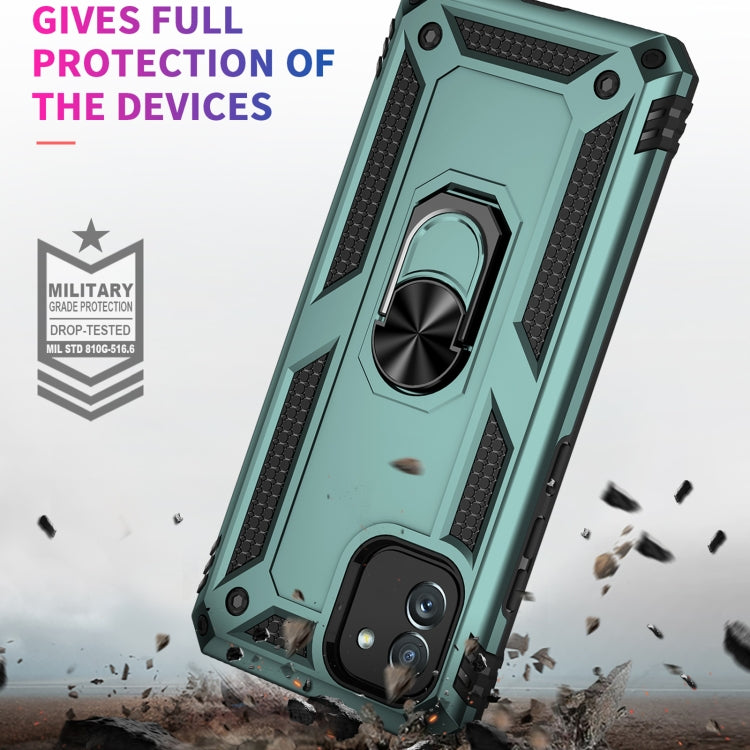 For Samsung Galaxy A03 166mm Version Shockproof TPU + PC Phone Case