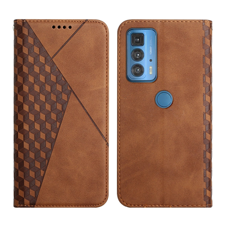 For Motorola Edge 20 Pro Skin Feel Magnetic Leather Phone Case