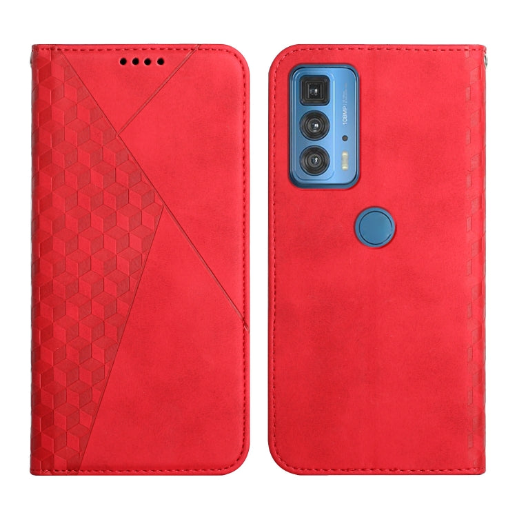 For Motorola Edge 20 Pro Skin Feel Magnetic Leather Phone Case