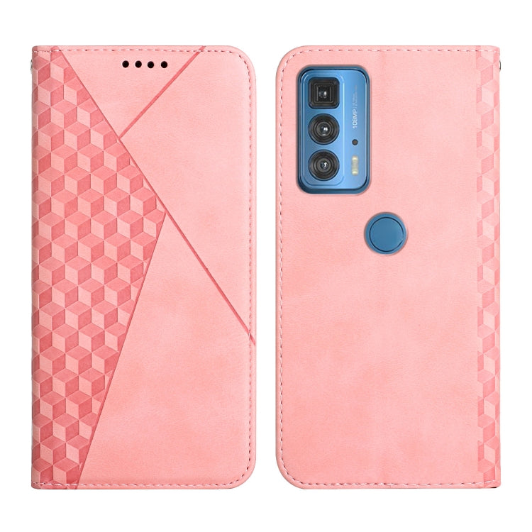 For Motorola Edge 20 Pro Skin Feel Magnetic Leather Phone Case