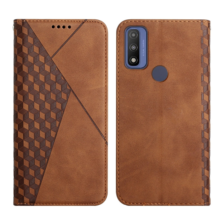 For Motorola G Pure Skin Feel Magnetic Leather Phone Case