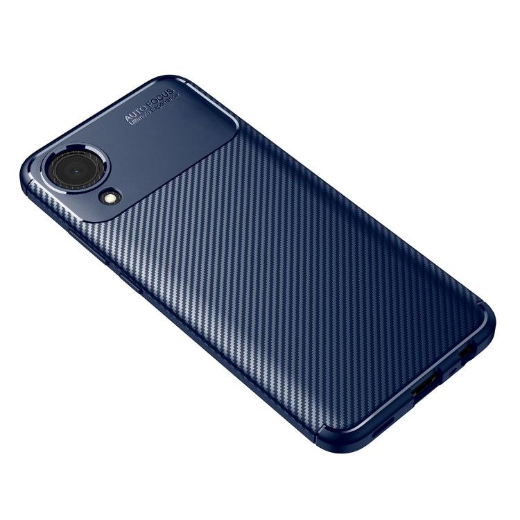 For Samsung Galaxy A03 Core Carbon Fiber Texture TPU Phone Case