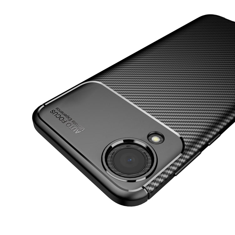 For Samsung Galaxy A03 Core Carbon Fiber Texture TPU Phone Case