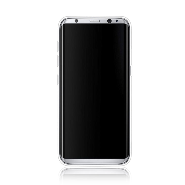 For Galaxy S8 Glittery Powder Shockproof TPU Protective Case with Ring Holder