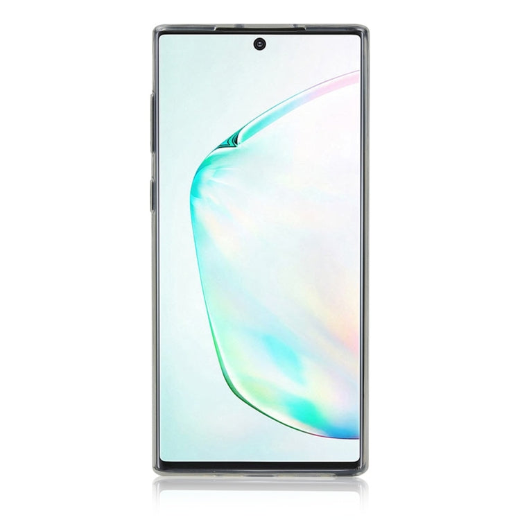 For Galaxy Note 10 Glittery Powder Shockproof TPU Protective Case with Ring Holder