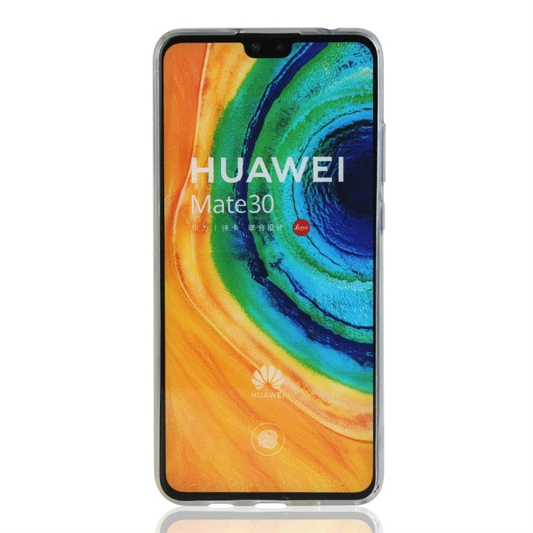 For Huawei Mate 30 Glittery Powder Shockproof TPU Protective Case with Ring Holder