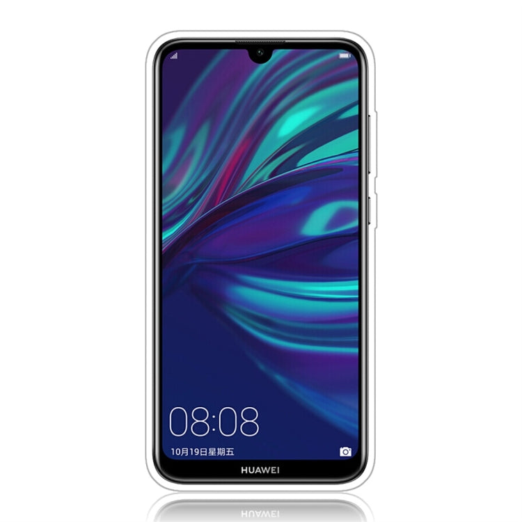 For Huawei Enjoy 9 Glittery Powder Shockproof TPU Protective Case with Ring Holder