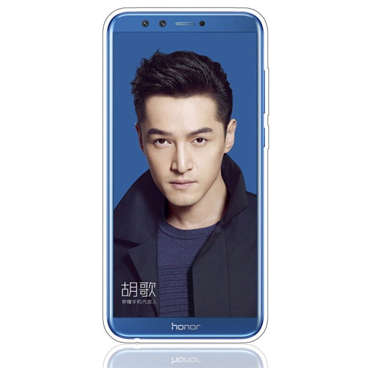 For Huawei Honor 10 Lite Glittery Powder Shockproof TPU Protective Case with Ring Holder