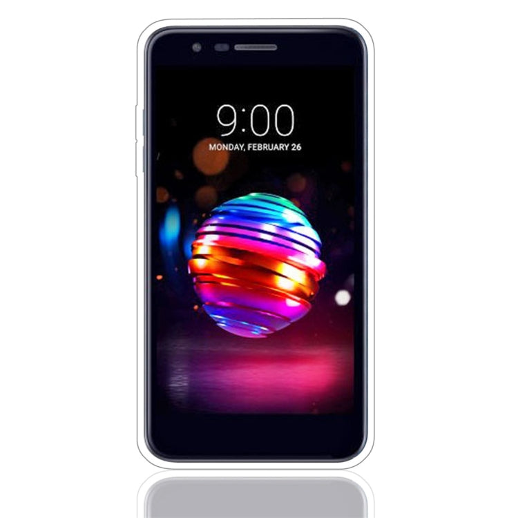For LG K10 (2018) Glittery Powder Shockproof TPU Protective Case with Ring Holder