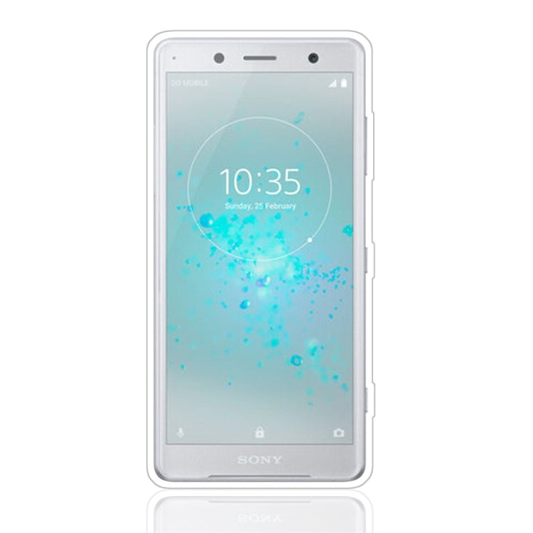 For Sony Xperia XZ2 Compact Glittery Powder Shockproof TPU Protective Case with Ring Holder