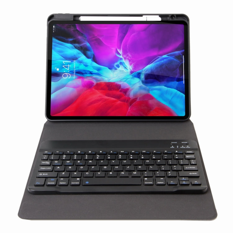 H-102 Bluetooth Keyboard Leather Case with Rear Three-fold Holder For iPad 10.2 2020 & 2019 / Pro 10.5 inch