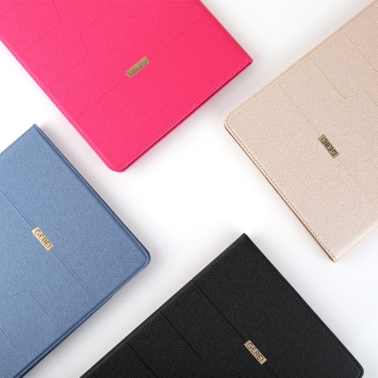 For iPad 9.7 2018 & 2017 GEBEI PU+TPU Horizontal Flip Protective Case with Holder & Card Slots