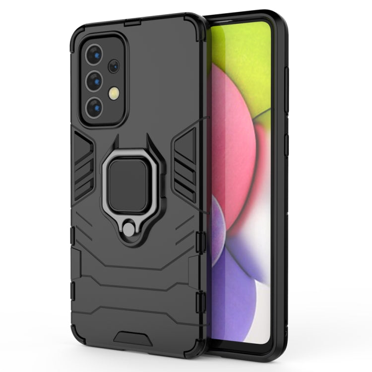 For Samaung Galaxy A33 5G PC + TPU Shockproof Protective Phone Case with Magnetic Ring Holder