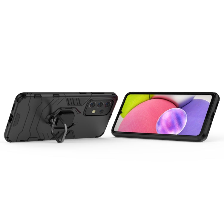 For Samaung Galaxy A33 5G PC + TPU Shockproof Protective Phone Case with Magnetic Ring Holder