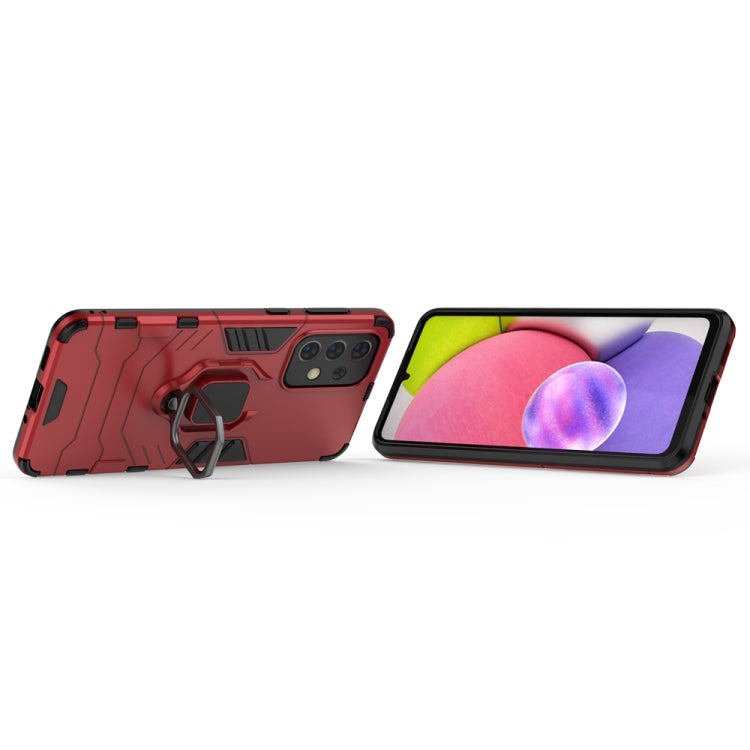 For Samaung Galaxy A33 5G PC + TPU Shockproof Protective Phone Case with Magnetic Ring Holder
