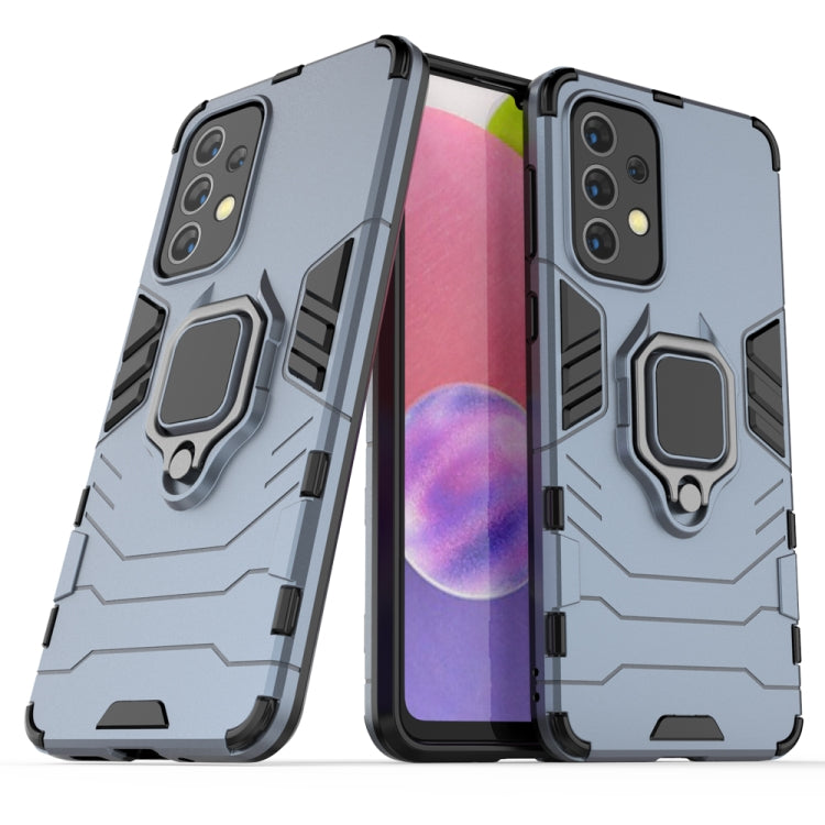 For Samaung Galaxy A33 5G PC + TPU Shockproof Protective Phone Case with Magnetic Ring Holder