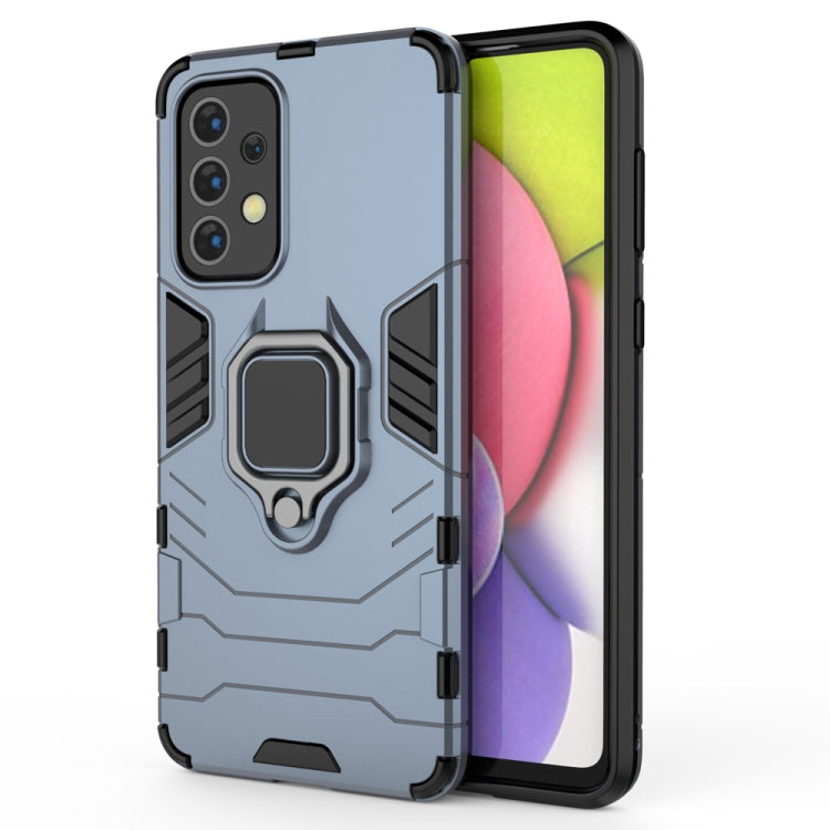 For Samaung Galaxy A33 5G PC + TPU Shockproof Protective Phone Case with Magnetic Ring Holder
