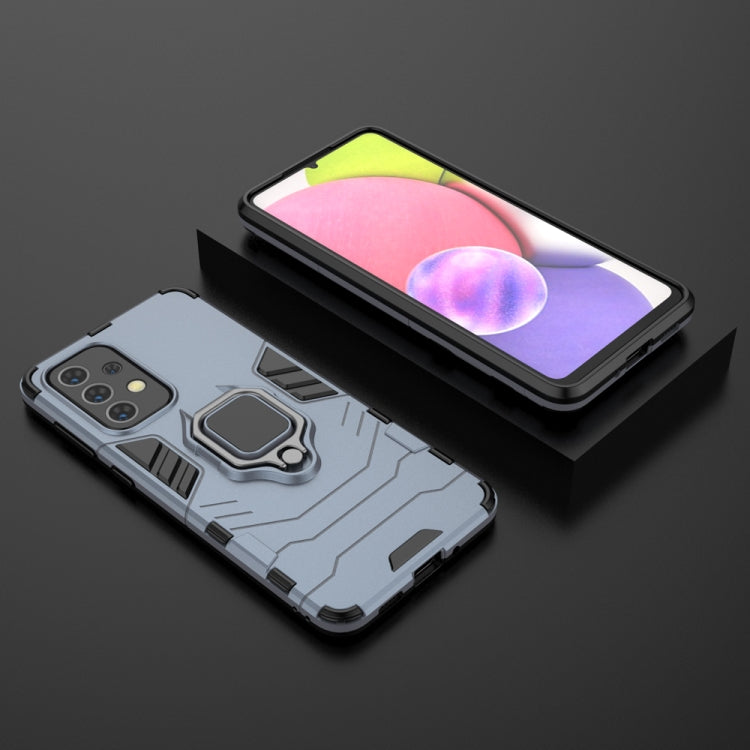 For Samaung Galaxy A33 5G PC + TPU Shockproof Protective Phone Case with Magnetic Ring Holder