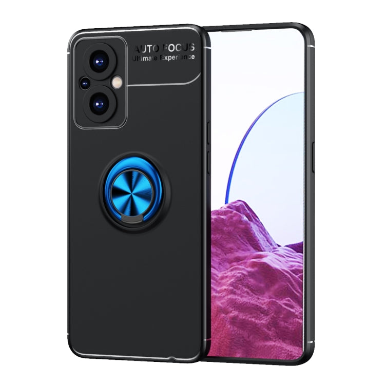 For OnePlus Nord N20 5G Metal Ring Holder 360 Degree Rotating TPU Phone Case