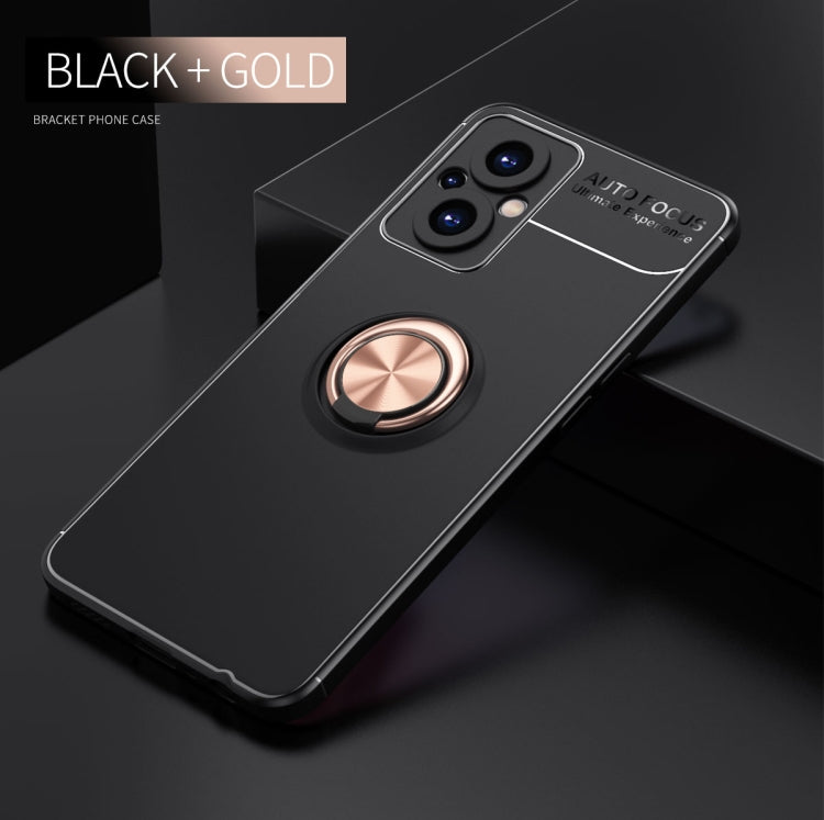 For OnePlus Nord N20 5G Metal Ring Holder 360 Degree Rotating TPU Phone Case