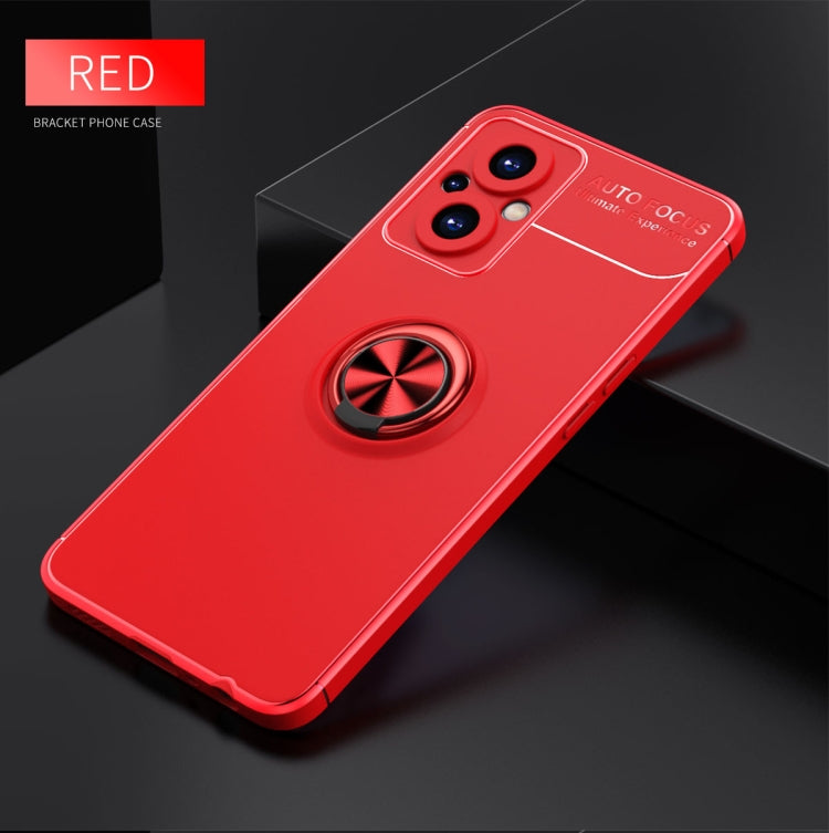 For OnePlus Nord N20 5G Metal Ring Holder 360 Degree Rotating TPU Phone Case