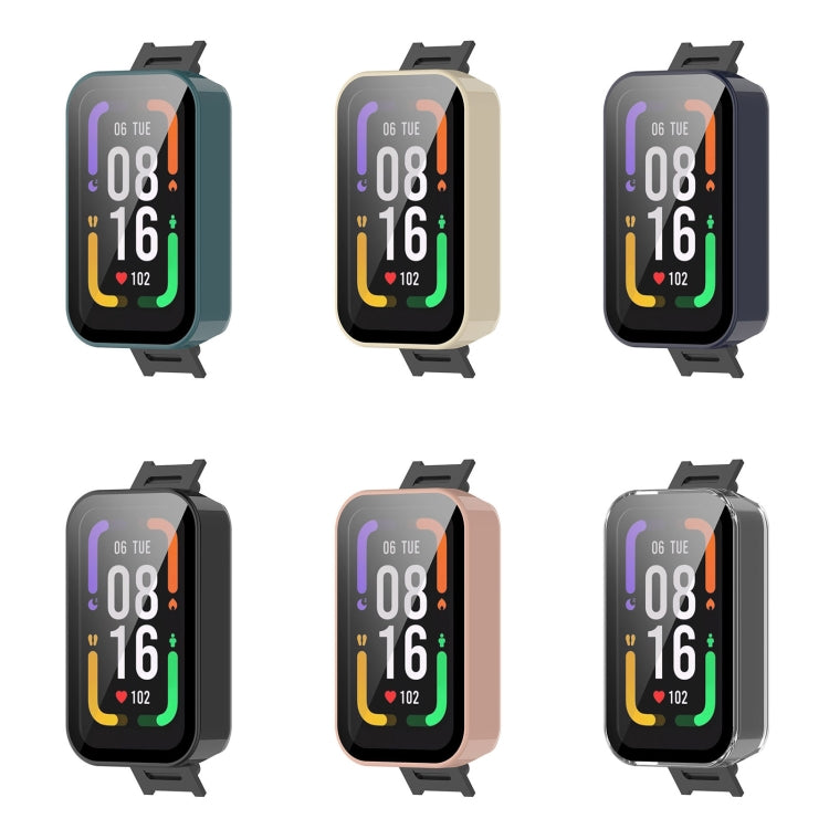 For Xiaomi Redmi Smart Band Pro PC + Tempered Glass Watch Protective Case