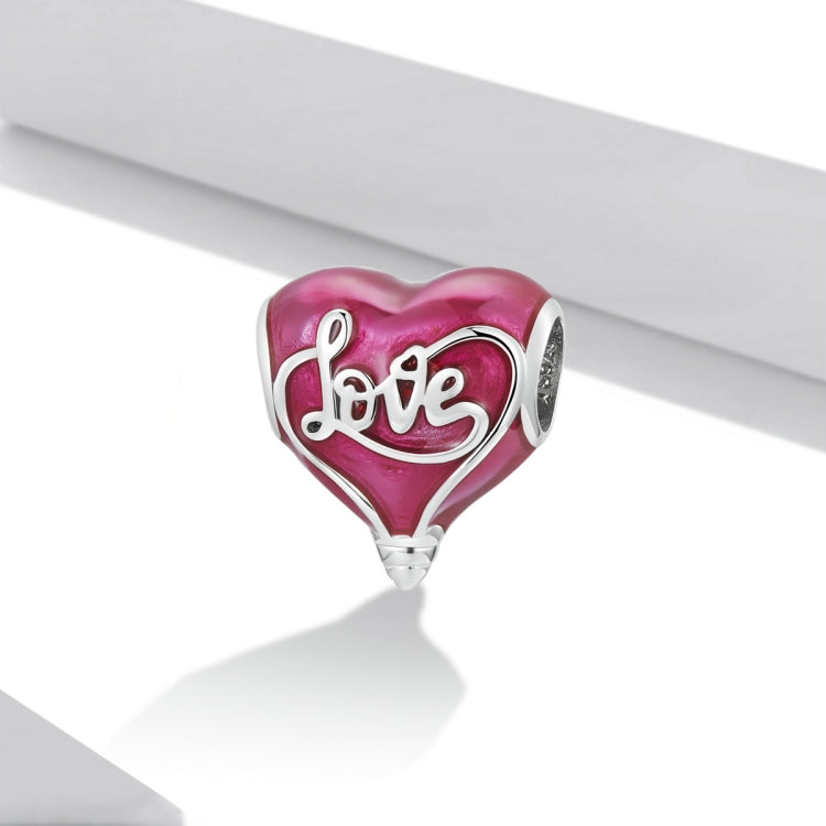 S925 Sterling Silver Heart Light Beads DIY Bracelet Necklace Accessories