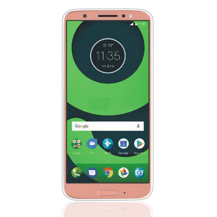 For Motorola Moto G6 Glittery Powder Shockproof TPU Protective Case with Ring Holder