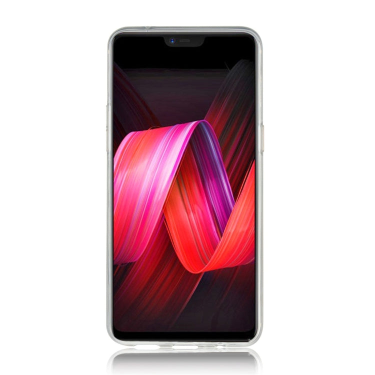 For OPPO R15 Pro Glittery Powder Shockproof TPU Protective Case with Ring Holder