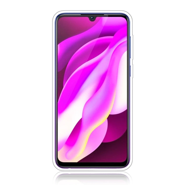 For Vivo Y97 Glittery Powder Shockproof TPU Protective Case with Ring Holder