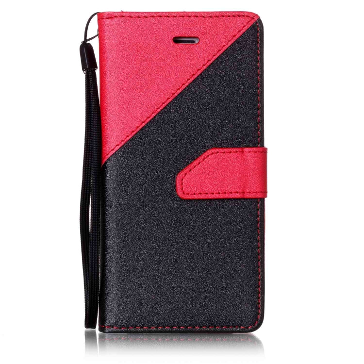 For iPhone 6 & 6s Matching Color Frosted Texture Horizontal Flip PU Leather Case with Holder & Card Slots & Lanyard