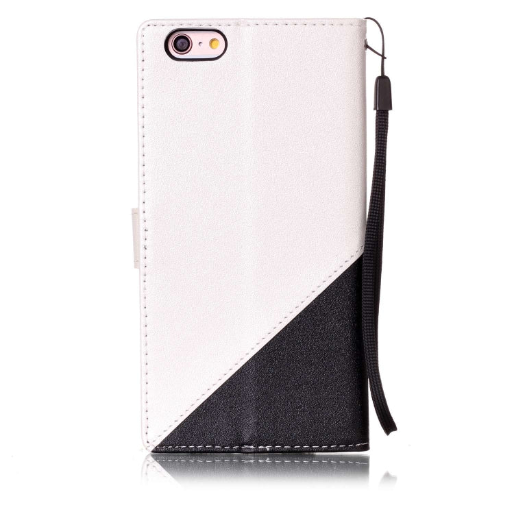 For iPhone 6 & 6s Matching Color Frosted Texture Horizontal Flip PU Leather Case with Holder & Card Slots & Lanyard