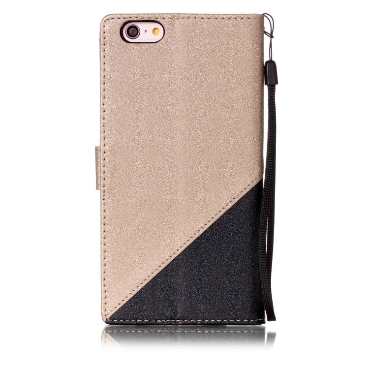 For iPhone 6 & 6s Matching Color Frosted Texture Horizontal Flip PU Leather Case with Holder & Card Slots & Lanyard