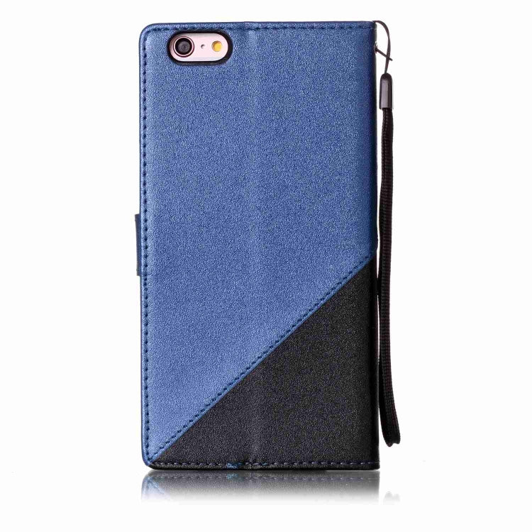 For iPhone 6 Plus & 6s Plus Matching Color Frosted Texture Horizontal Flip PU Leather Case with Holder & Card Slots & Lanyard