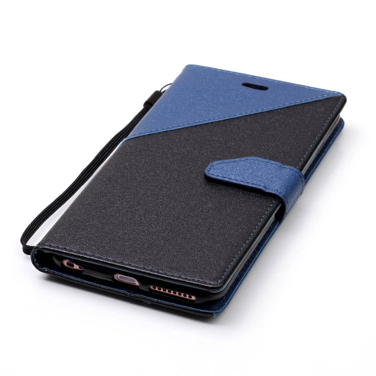 For iPhone 6 Plus & 6s Plus Matching Color Frosted Texture Horizontal Flip PU Leather Case with Holder & Card Slots & Lanyard