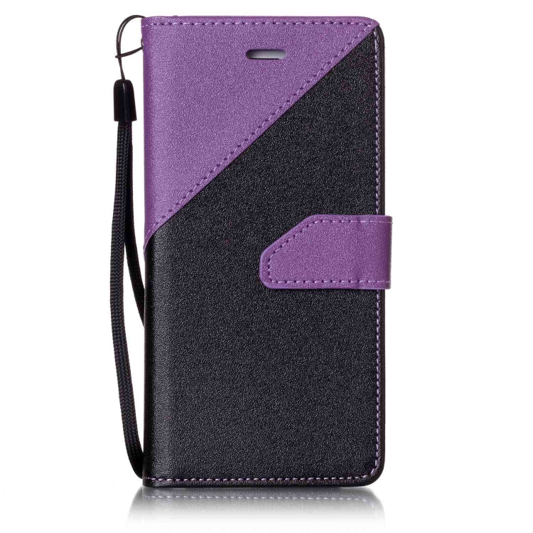 For iPhone SE 2020 & 8 & 7 Matching Color Frosted Texture Horizontal Flip PU Leather Case with Holder & Card Slots & Lanyard